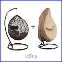 Outdoor Wicker Swing Chair Hammock Hanging Chair Egg Chair Porch