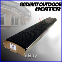 110V Radiant Outdoor Heater For Patio Ceiling Wall Mount Infrared Radiant