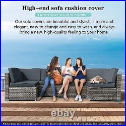 14X Outdoor Patio Furniture Chair Cushion Covers Set Replacement Sofa Covers