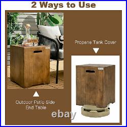 16 Outdoor Hideaway Table Propane Tank Cover for Standard 20 LBS Propane Tank