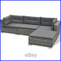 17Pcs Outdoor Wicker Sofa Set Patio Rattan Sectional Furniture Garden Deck Couch