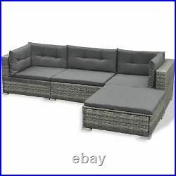 17 PCS Patio Furniture Sectional Sofa Set Rattan Wicker Cushioned Couch Outdoor