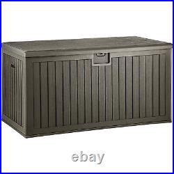 260 Gallon XXLarge Storage Deck Box Water Resistant Deck Box