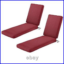 2Pack 80 Outdoor Chaise Lounge Cushion Patio Yard Chair Seat Pad Fade Resistant