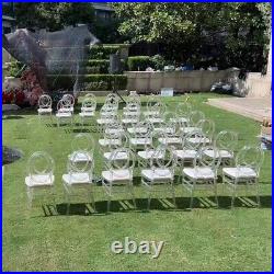 30PCS Soft White Chiavari Chair Cushion for Party Event Wedding Chairs