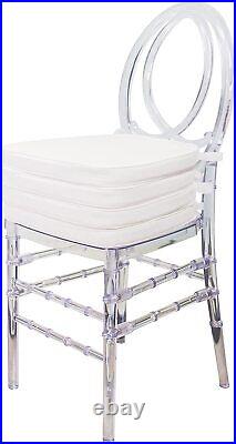 30PCS Soft White Chiavari Chair Cushion for Party Event Wedding Chairs