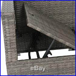 3PCS Rattan Wicker Sofa Furniture Set Steel Frame Adjustable Seat Patio Garden