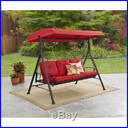 3 Person Hammock Swing Green Blue Red Beige Patio Deck Garden Outdoor Furniture