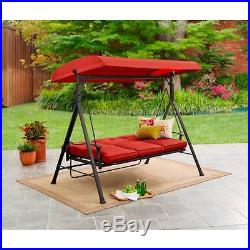 3 Person Hammock Swing Green Blue Red Beige Patio Deck Garden Outdoor Furniture