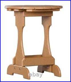 3pc 4 SEASON PATIO SET Folding CEDAR Adirondack Chair Ottoman & Candy Table USA