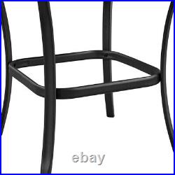 3pcs Wicker Rocking Conversation Set Patio Bistro Furniture Rattan Rocking Chair