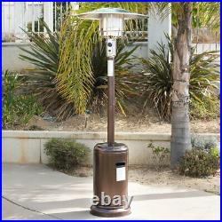 48,000 BTU Hammer Bronze Outdoor Standing Patio Heater Propane LP Gas CSA Listed