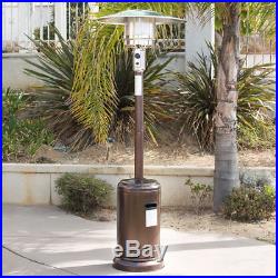 48,000 BTU Hammer Bronze Outdoor Standing Patio Heater Propane LP Gas CSA Listed