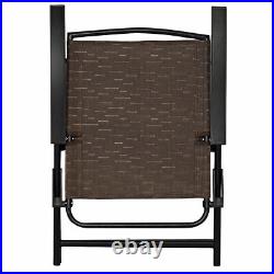 4PCS Adjustable Folding Fabric Chair Powder Coated Steel Tube Frame