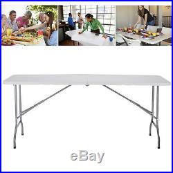 4/6FT Portable Plastic Folding Picnic Table Outdoor Wedding Dining Party Camping