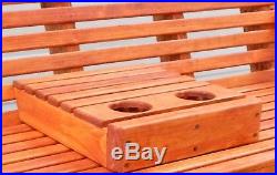 4f Handmade Southern Style Heavy Duty Cedar Porch Swing, 5ft Porch Swing, Patio