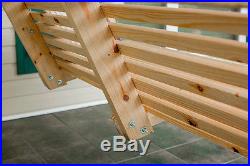 5Ft Pine Rolled Porch Swing handmade by Peach State Swings! Blowout Sale