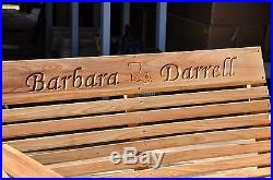 5' Cypress Porch Swing Wood Wooden Outdoor Furniture