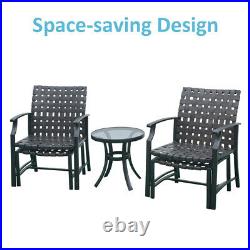 5 PCS Outdoor Patio Furniture Dining Chairs Set Side Table Sofa Fast Shipping US