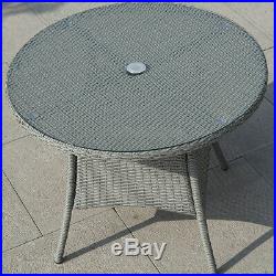5 PCS Patio Furniture set Outdoor Rattan Dining Table Chair Cushion Indoor