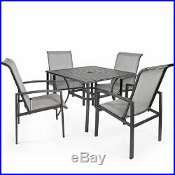 5-Piece Outdoor Patio Set Table and Chairs Dining 4 Chairs Set Garden Furniture