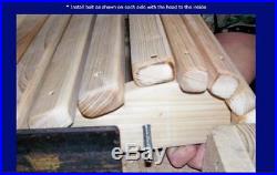 5 ft ROLLBACK Eternal Wood Cypress Rot-Resistant Stainless Steel Hardware Swing