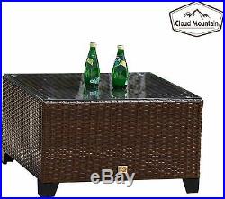 6PC Rattan Wicker Sofa Set Sectional Couch Outdoor Patio Furniture Cushions New