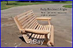 6' Cypress Porch Swing Wood Wooden Outdoor Furniture