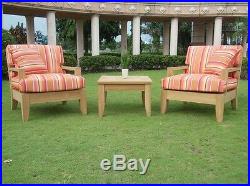 6 Pc Large Teak Wood Garden Indoor Outdoor Patio Sofa Set Furniture Pool Atnas