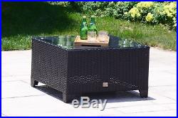 7 PC Outdoor Patio Furniture Rattan Wicker Sectional Sofa Couch Set
