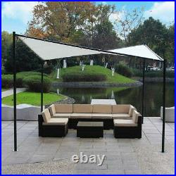 7pcs Patio Rattan Sofa Set Outdoor Wicker Sectional Furniture with Table US