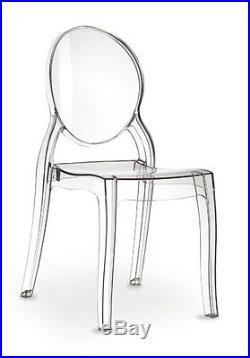 Acryl Plexiglas Ghost Stühle Elizabeth Rosa, Bernsteinfarben Oder Glasklar