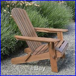 Adirondack Chair Outdoor Garden Folding Hardwood Wooden Pool Seat Plant Theatre