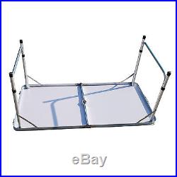 Aluminum Roll Up Table Portable Folding In/Outdoor Picnic Party Garden Camping