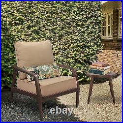 Aoodor 22'' x 24'' Outdoor Patio Furniture Dining Deep Chair Cushion Set