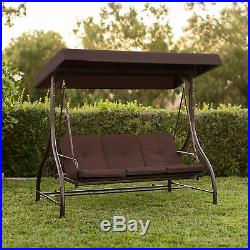 BCP Converting Outdoor Swing Canopy Hammock Seats 3 Patio Deck Furniture