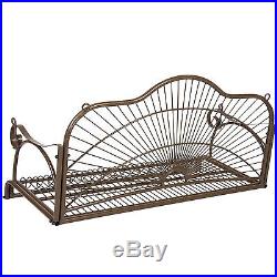BCP Iron Patio Hanging Porch Swing Chair Bench Seat Outdoor Furniture