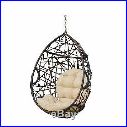 Berkley Indoor/Outdoor Wicker Hanging Egg / Teardrop Chair (Stand Not Included)