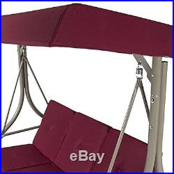 Best Choice Products Converting Outdoor Swing Canopy Hammock Seats 3 Patio Deck