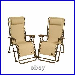 Bliss Hammocks 26 Wide Zero Gravity Adjustable Lounge Chair 2 PACK