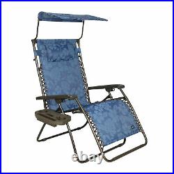 Bliss Hammocks 30 Wide Gravity Free Chair with Adjustable Canopy Sun-Shade