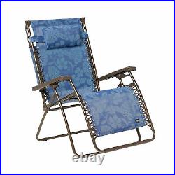 Bliss Hammocks 30 Wide XL Gravity Free Lounge Chair with Adjustable Canopy