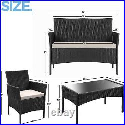 CAYNEL 4 Pieces Outdoor Patio Furniture Set