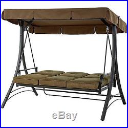 Canopy Patio Porch Swing Glider Hammock Outdoor 3 Person Furniture Backyard