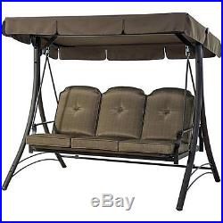 Canopy Patio Porch Swing Glider Hammock Outdoor 3 Person Furniture Backyard