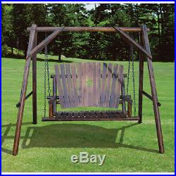 Char-Log A-Frame Base and Bench Swing