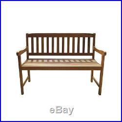 Charles Bentley FSC Acacia Wooden 2-3 Seater Garden Bench