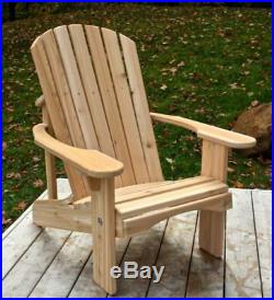 Classic Cedar Adirondack Chair Handmade by Ozark Mountain Furniture