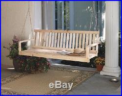 Classic Porch Swing Outdoor Hanging Chair Bench Seat Garden Deck Furniture Porch