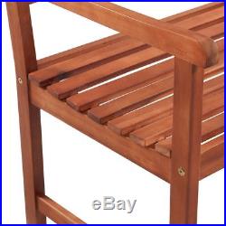 Classic Wooden Bench Acacia Wood Outdoor Seat Chair Patio Furniture Garden Porch